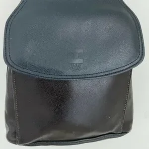 CUERO VACA Brown/Black Cow Leather Backpack Argentina Embossed Ted Lapidus Cuero Vaca | Bags | Cuero Vaca Brownblack Cow Leather  main image 2